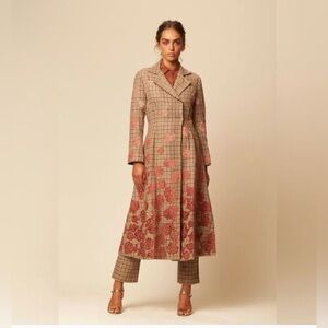 La Fuori Autumn Rose Trench Coat